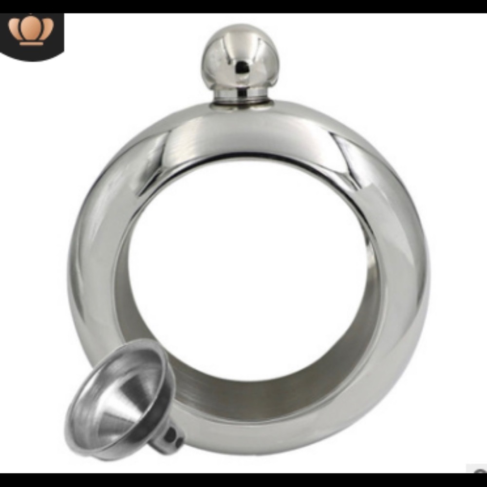 Silver Bracelet Flask